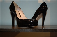 Black Patent Miu Miu Pumps, size 8