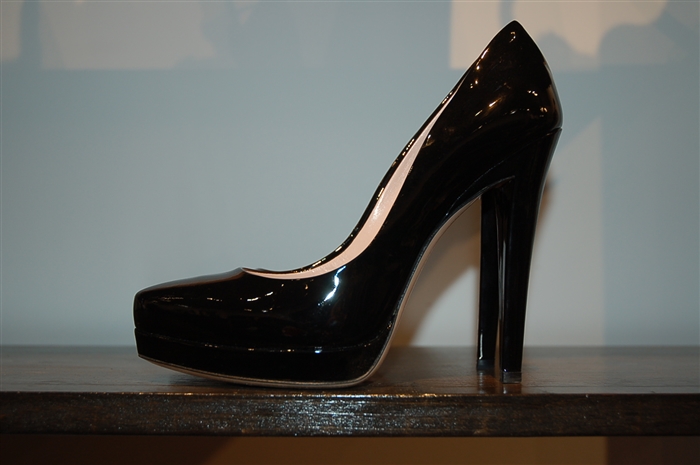 Black Patent Miu Miu Pumps, size 8