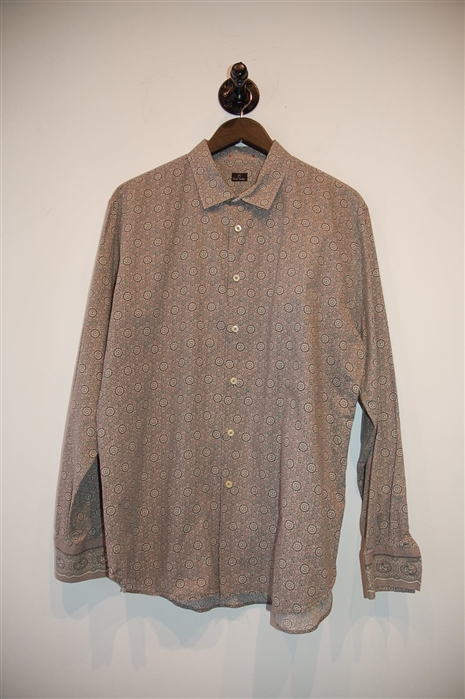 Geometric Paul Smith - PS Button Shirt, size XL