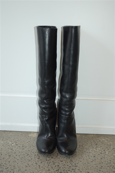 Black Leather Proenza Schouler Boots, size 10
