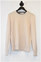 Pale Beige Brunello Cucinelli Cashmere Sweater, size M