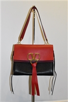 Black & Red Valentino Shoulder Bag, size M