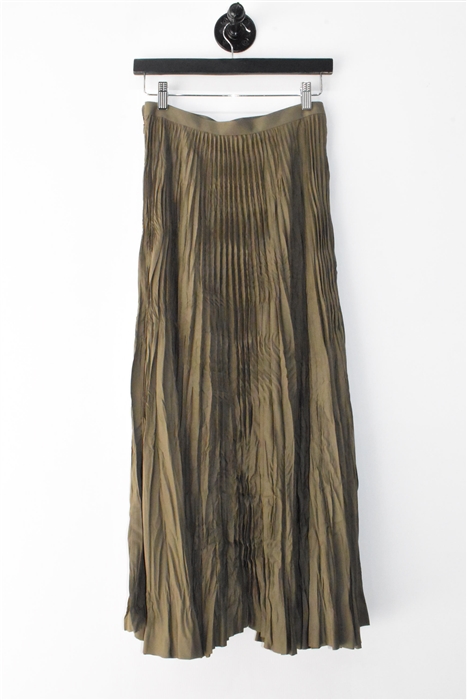 Bronze Issey Miyake Pleated Skirt, size M