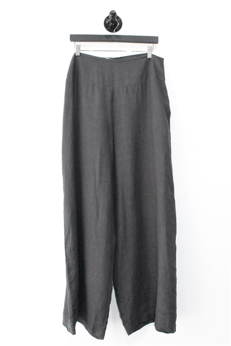 Charcoal Sarah Pacini Wide-Leg Trousers, size XL