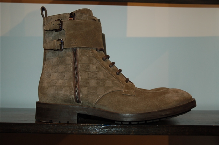 Dark Khaki Louis Vuitton Boots, size 11