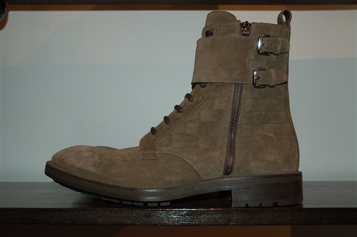Dark Khaki Louis Vuitton Boots, size 11
