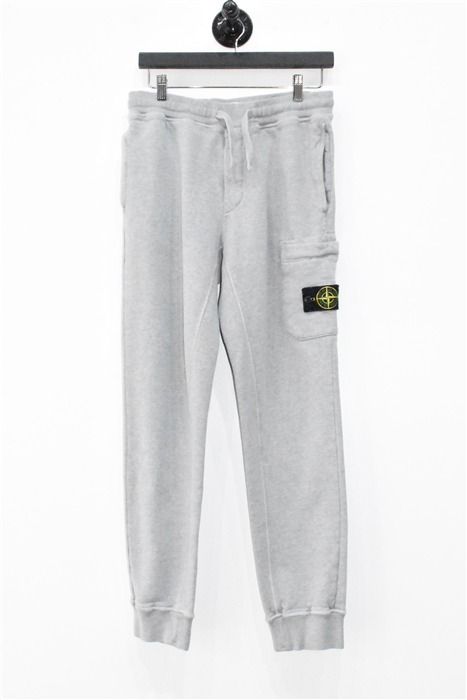 Heather Gray Stone Island Joggers, size 30