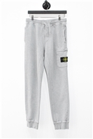 Heather Gray Stone Island Joggers, size 30