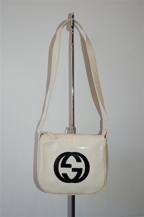 Cream Gucci - Vintage Shoulder Bag, size S