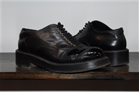 Black Leather Chanel Oxford, size 6.5