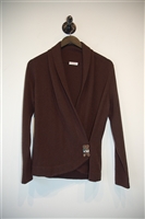 Chocolate Brunello Cucinelli Cardigan, size M