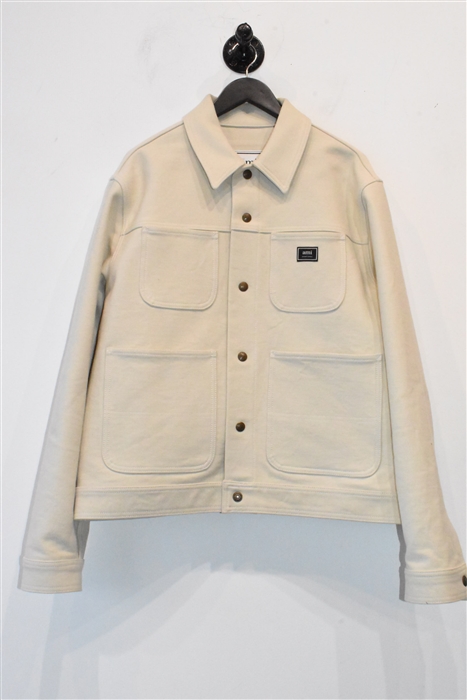 Pale Beige Ami - Alexandre Mattiussi Denim Jacket, size XL