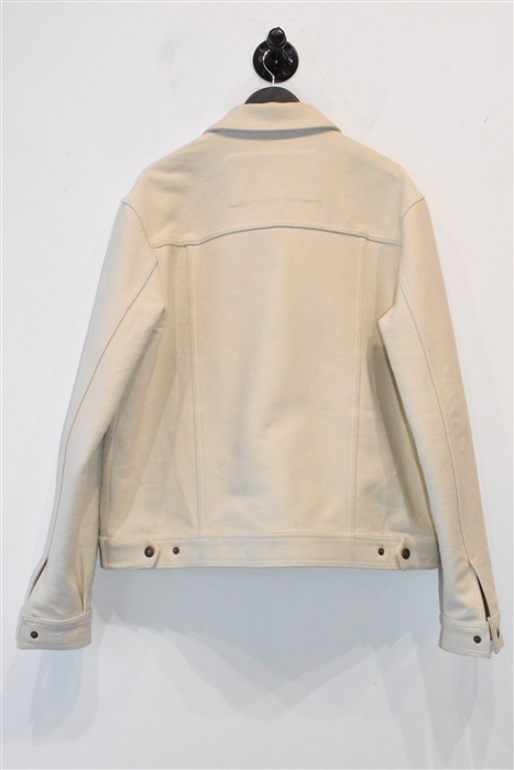 Pale Beige Ami - Alexandre Mattiussi Denim Jacket, size XL