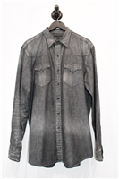 Faded Black Ralph Lauren - Black Label Western Shirt, size XL