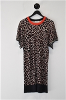 Animal Print Iceberg Sweater Dress, size XS