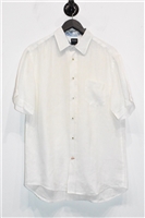 Cream Benson Short-Sleeved Shirt, size M