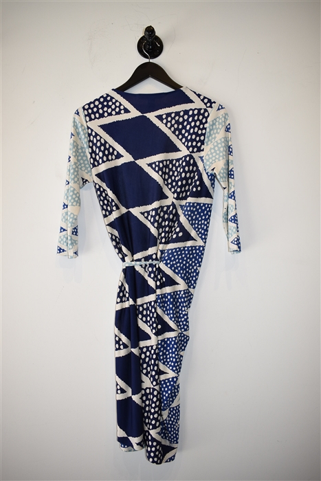Geometric Diane von Furstenberg Wrap Dress, size 6
