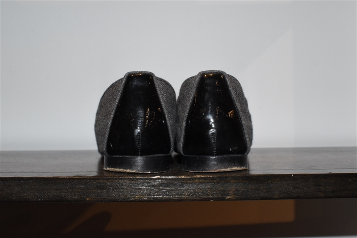 Dark Ash Manolo Blahnik Flats, size 11.5