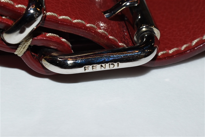 Lipstick Red Fendi Saddle Bag, size S