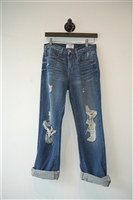 Faded Denim Frame Straight Leg Jean, size 26