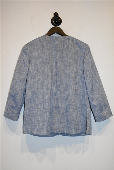 Cornflower Blue Piazza Sempione Dress Jacket, size 10