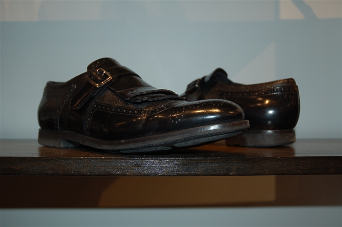 Black Leather Church's Monkstrap, size 9.5