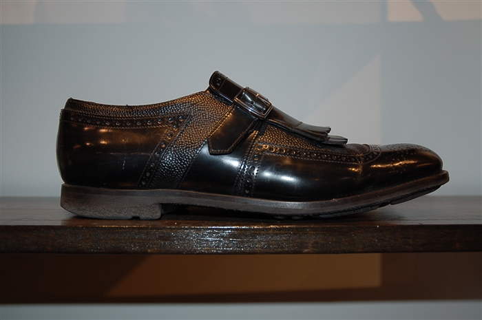 Black Leather Church's Monkstrap, size 9.5