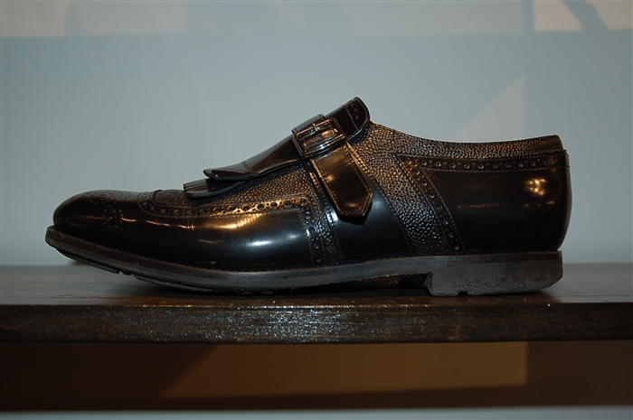 Black Leather Church's Monkstrap, size 9.5