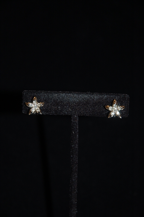 Rhodium Nina Ricci Earrings, size O/S