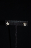 Rhodium Nina Ricci Earrings, size O/S