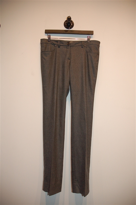 Dark Ash Burberry Trousers, size 6