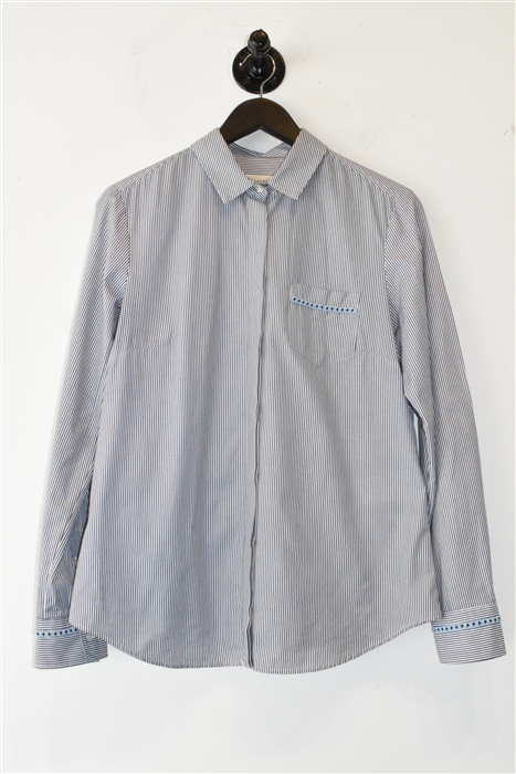 Blue Stripe Max Mara - Weekend Shirt, size 10