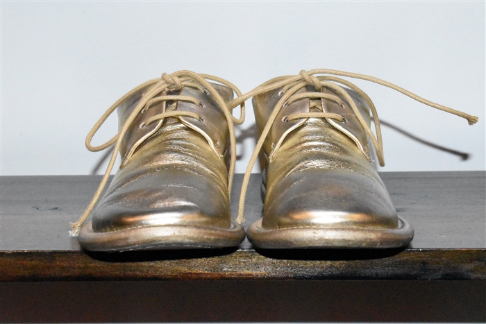 Gold Marsell Derby, size 6.5