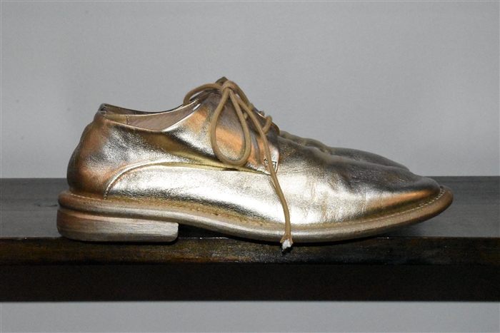 Gold Marsell Derby, size 6.5