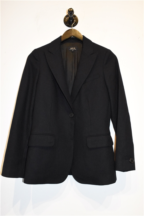 Navy A.P.C. Blazer, size 6