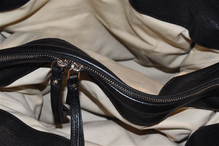 Black Leather Dolce & Gabbana Tote, size L