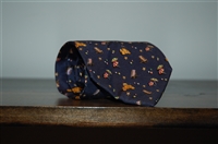 Navy Salvatore Ferragamo Tie, size O/S