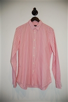 Pink Stripe Paul Smith - PS Button Shirt, size M