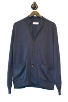 Navy Brunello Cucinelli Cardigan, size M