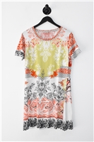 Floral Etro T-Shirt Dress, size M
