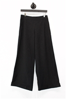 Basic Black Elemente Clemente Wide-Leg Trousers, size M