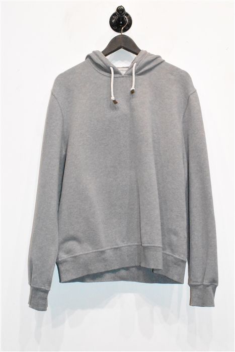 Heather Gray Brunello Cucinelli Hoodie, size M