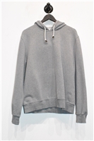 Heather Gray Brunello Cucinelli Hoodie, size M