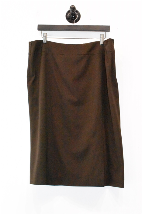 Espresso Lafayette 148 Pencil Skirt, size 16