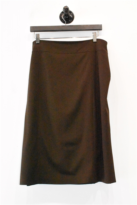 Espresso Lafayette 148 Pencil Skirt, size 16
