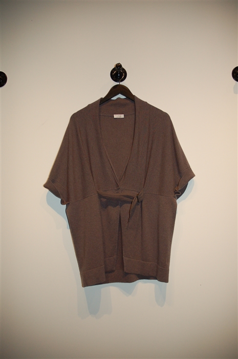 Taupe Brunello Cucinelli Cardigan, size M