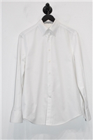 Soft White Brunello Cucinelli Button Shirt, size S