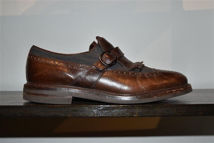 Dark Leather Brunello Cucinelli Loafer, size 11