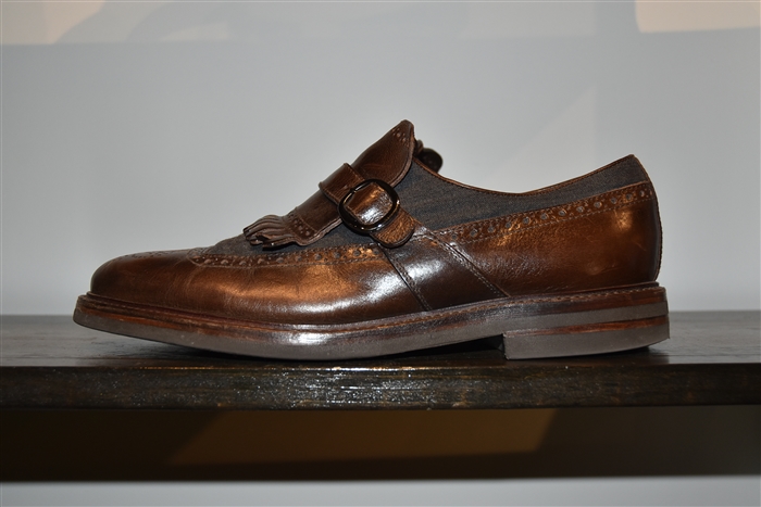 Dark Leather Brunello Cucinelli Loafer, size 11