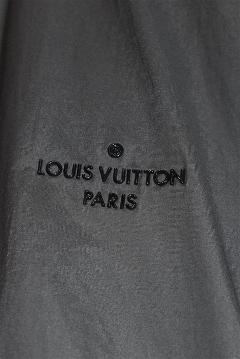Basic Black Louis Vuitton Bomber Jacket, size 2XL